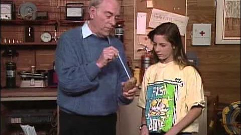 Can You Plunge A Straw Thru A Potato? - Mr. Wizard's Everyday Magic