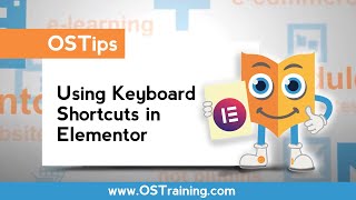 Using Keyboard Shortcuts in Elementor