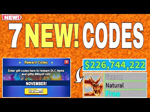 Codes for Blox Fruits (November 2023) - TodoRoblox