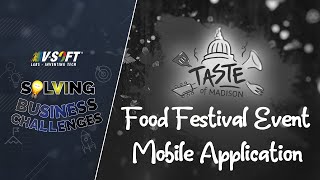Case Study: Taste of Madison Food Festival Event Mobile Application screenshot 2