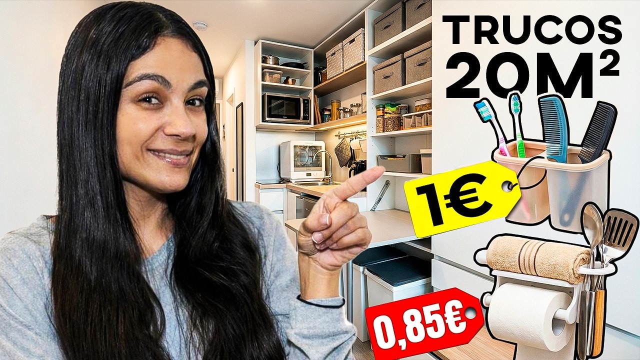 Cómo ganar espacio en un MINIPISO | Trucos reales de almacenaje (sin obra)