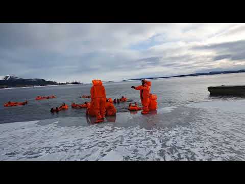 Зимнее купание в Белом море ! 8.03.2024