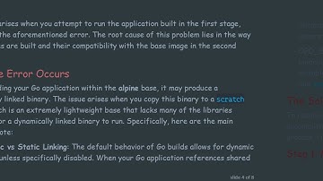 Solving the no such file or directory Error in Multistage Dockerfile Builds