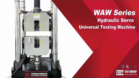 HST WAW-F single space electro-hydraulic servo universal testing machine UTM with action side grip