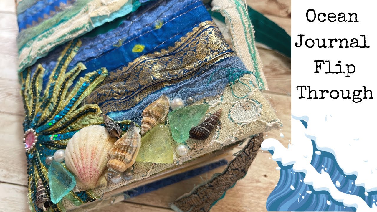Ocean Hues Junk Journal Flip Through