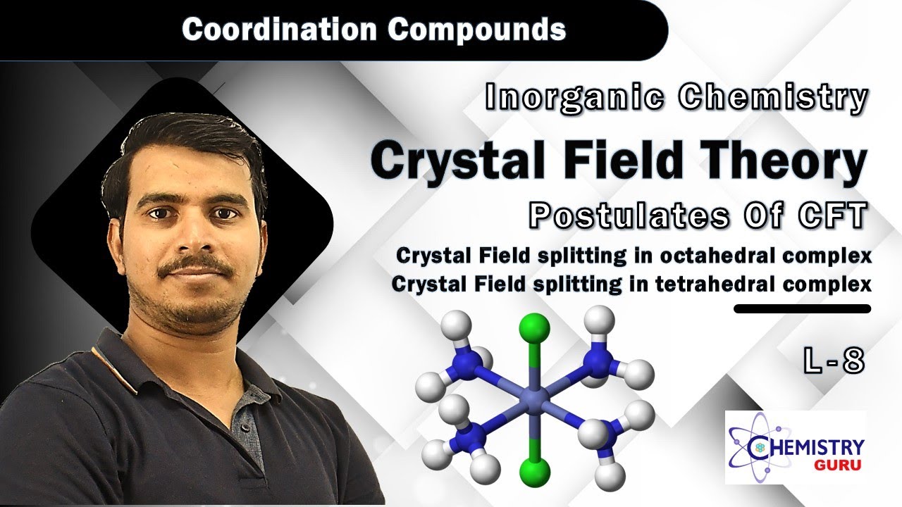 Crystal field theory | Coordination compounds chemistry class 12 chapter 9 | Chemistry Guru | Ravi