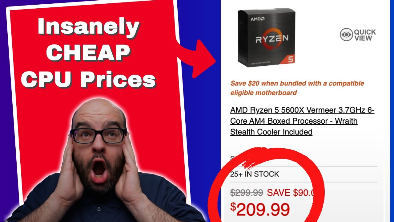 SO CHEAP! AMD Ryzen 5000 CPUs MASSIVE Discounts - YouTube