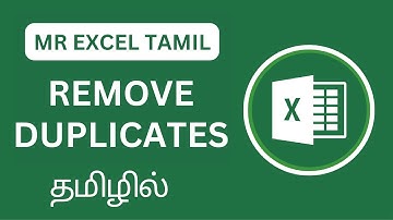 How to Remove Duplicate Data Entries (Step-by-Step Guide) Excel Tutorial in Tamil