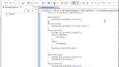 Java programming Lesson 74 GUI : CheckBox ActionListener