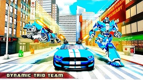 Police Tiger Robot Multiple Transformatoin Robot,Car & Tiger–US Police Robot Tiger Game Gameplay #3