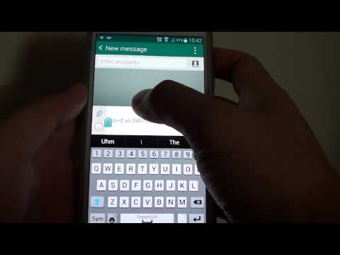 Samsung Galaxy S5: How to Copy & Paste Picture From Clipboard to a Text Message