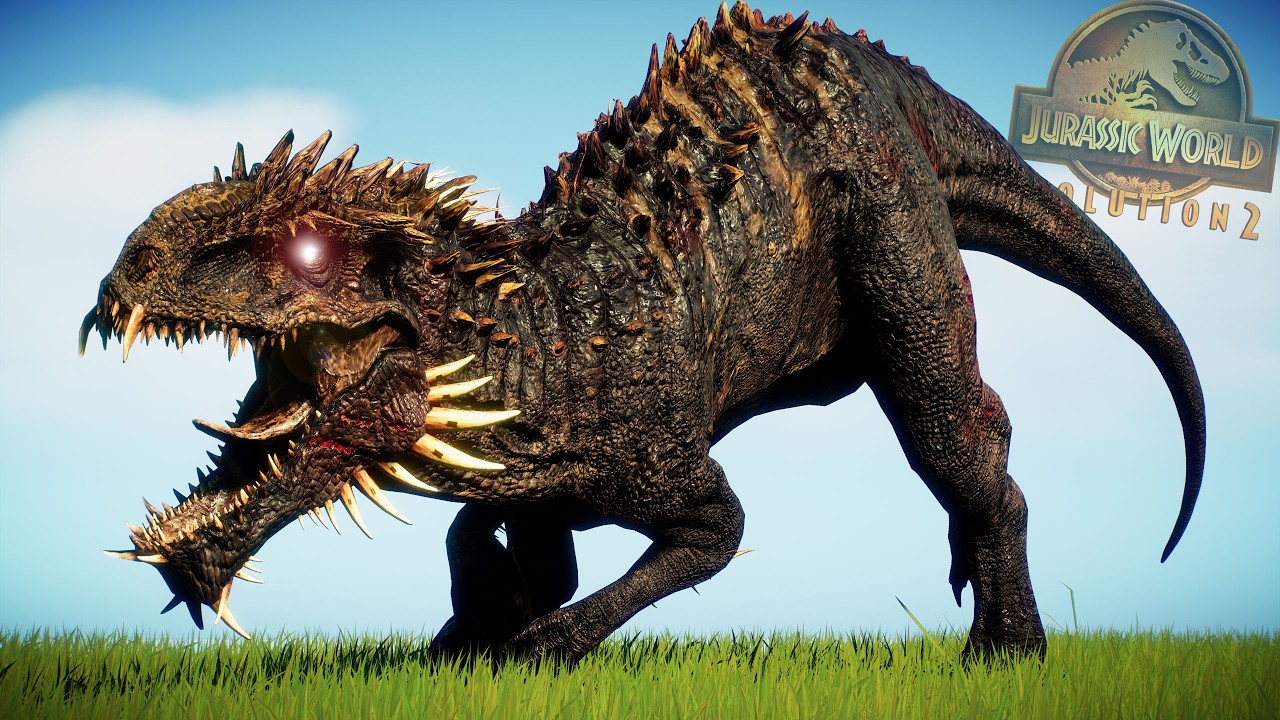 NUEVO ALIEN INDOMINUS REX con ADN DINOSAURIO EXTRATERRESTRE es muy fuerte Jurassic World Evolution 2