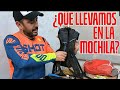 Que debemos llevar en la mochila de enduro.A puro enduro.