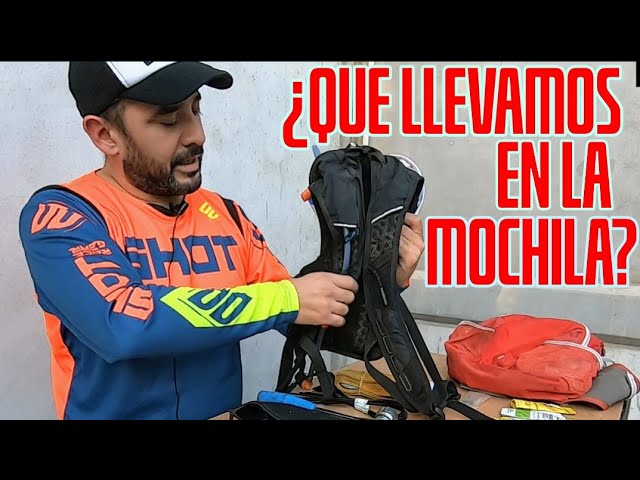 Que debemos llevar en la mochila de enduro.A puro enduro. 