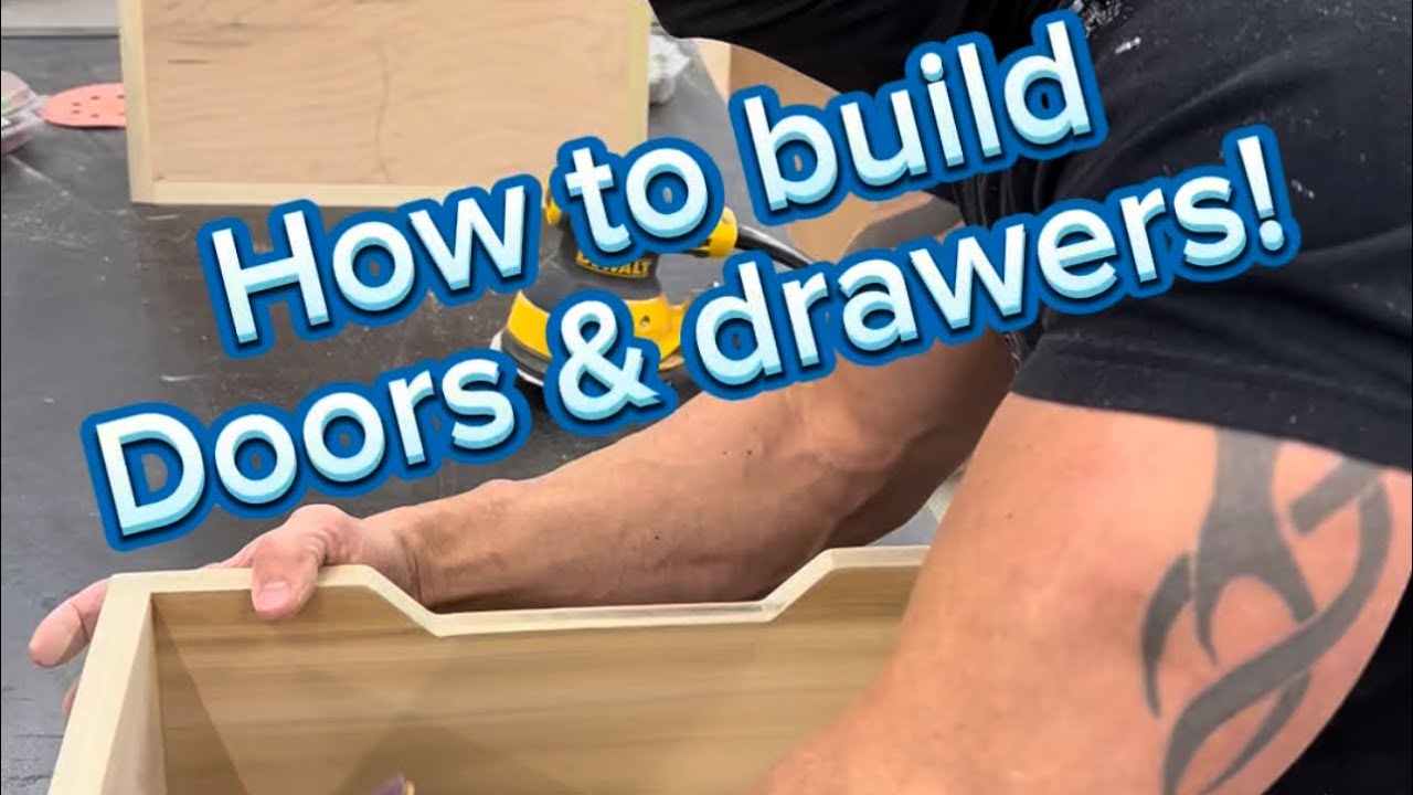 How I build cabinet doors and drawers - YouTube