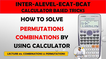 HOW TO SOLVE PERMUTATION COMBINATION USING CALCULATOR | CASIO FX-991ES & CASIO FX-991EX TIPS-TRICKS
