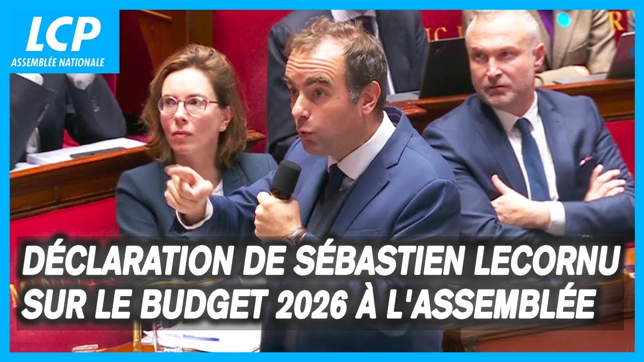 Déclaration de Sébastien Lecornu sur le budget 2026 à l'Assemblée nationale - 31/10/2025