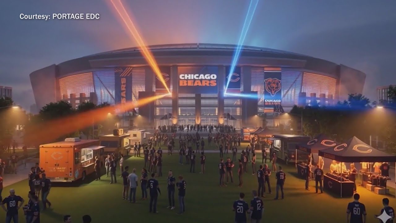 Illinois officials race to secure Bears stadium deal after another Northwest Indiana municipality pr