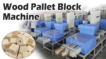 How Wood Pallet Block Making Machines Work – Full Process Explained #woodworking #wood