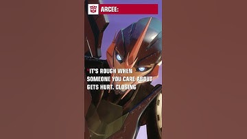 Motivational Advice from Arcee! #transformers #transformersprime #yourubeshorts