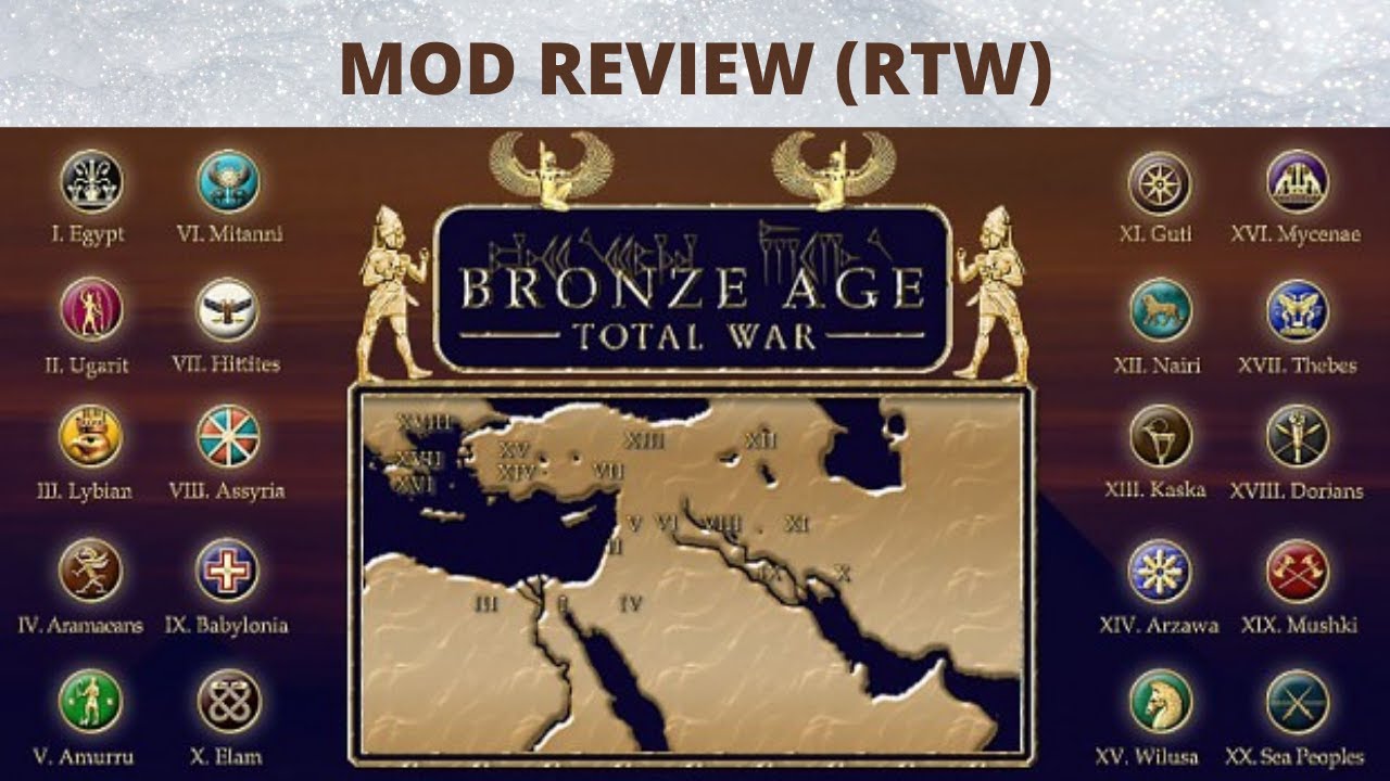 A Review of Bronze Age Total War (Mod for Rome Total War) - YouTube