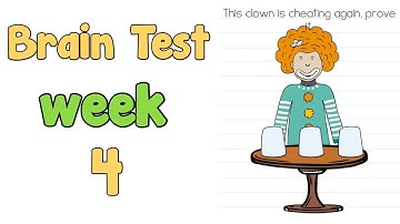 Brain Test Week 4 This clown is cheating again Walkthrough Solution