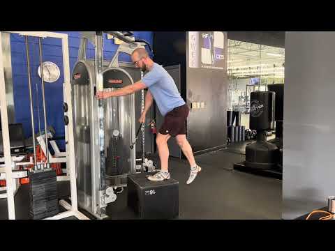 Cable Glute Step Ups