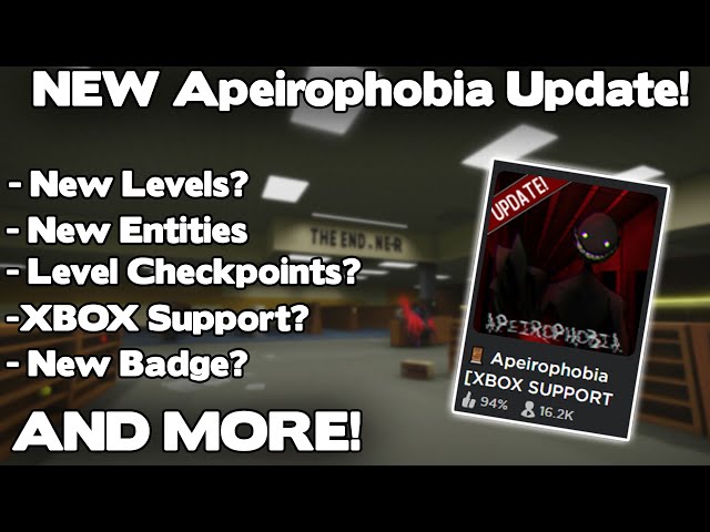 Roblox Apeirophobia News (@ApeirophobiaNew) / X