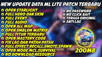 Data ML Lite Full Event 200Mb Update Patch Yin