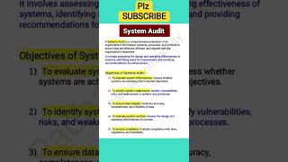 Meaning of System Audit #trending #shorts