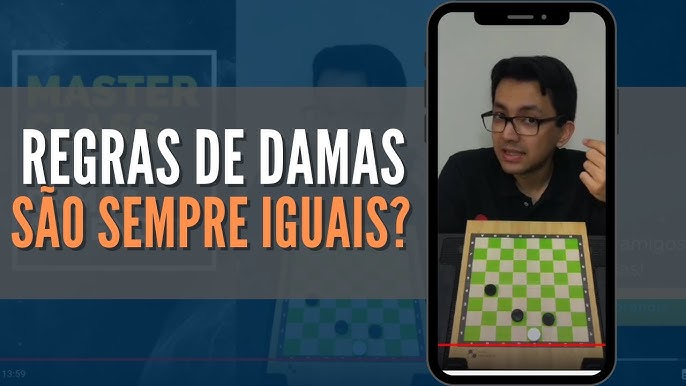 Damas Regra Oficial- Como Jogar - Regras básicas