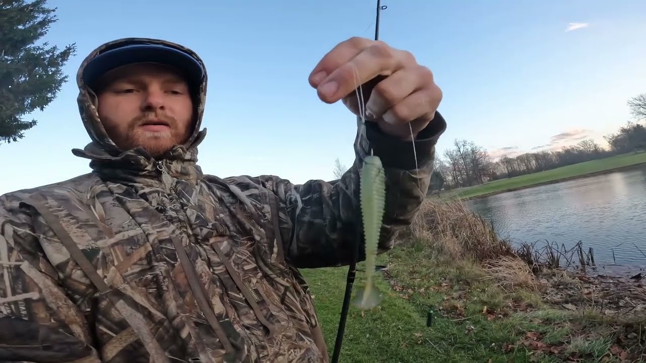 COLD Water Pond Bass Fishing