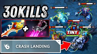 30Kills Tiny One Shot Meta 🔥🔥🔥Toss Damage is OP in 7.37e Dota 2