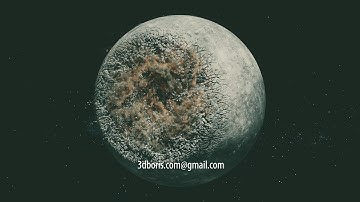 Planet explosion in 3d max