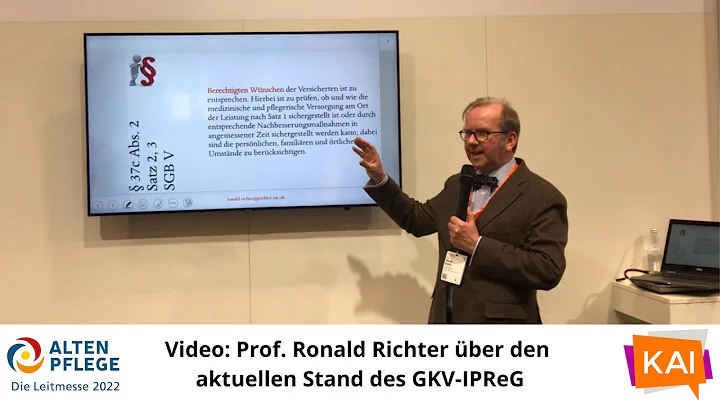 ALTENPFLEGE 2022: Prof. Ronald Richter ber die aue...