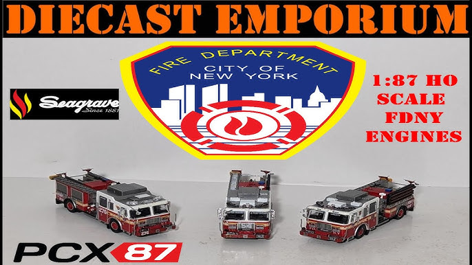 Camion de Pompiers Américains FDNY 156 - PCX870234 - HO 1/87