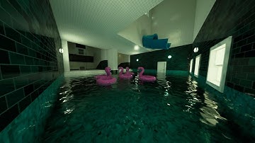 🔴 Exploring the Poolrooms.. [ 8H ] 🔴(Backrooms)