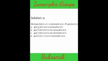 Find isomorphic group easily || Direct product isomorphic groups.