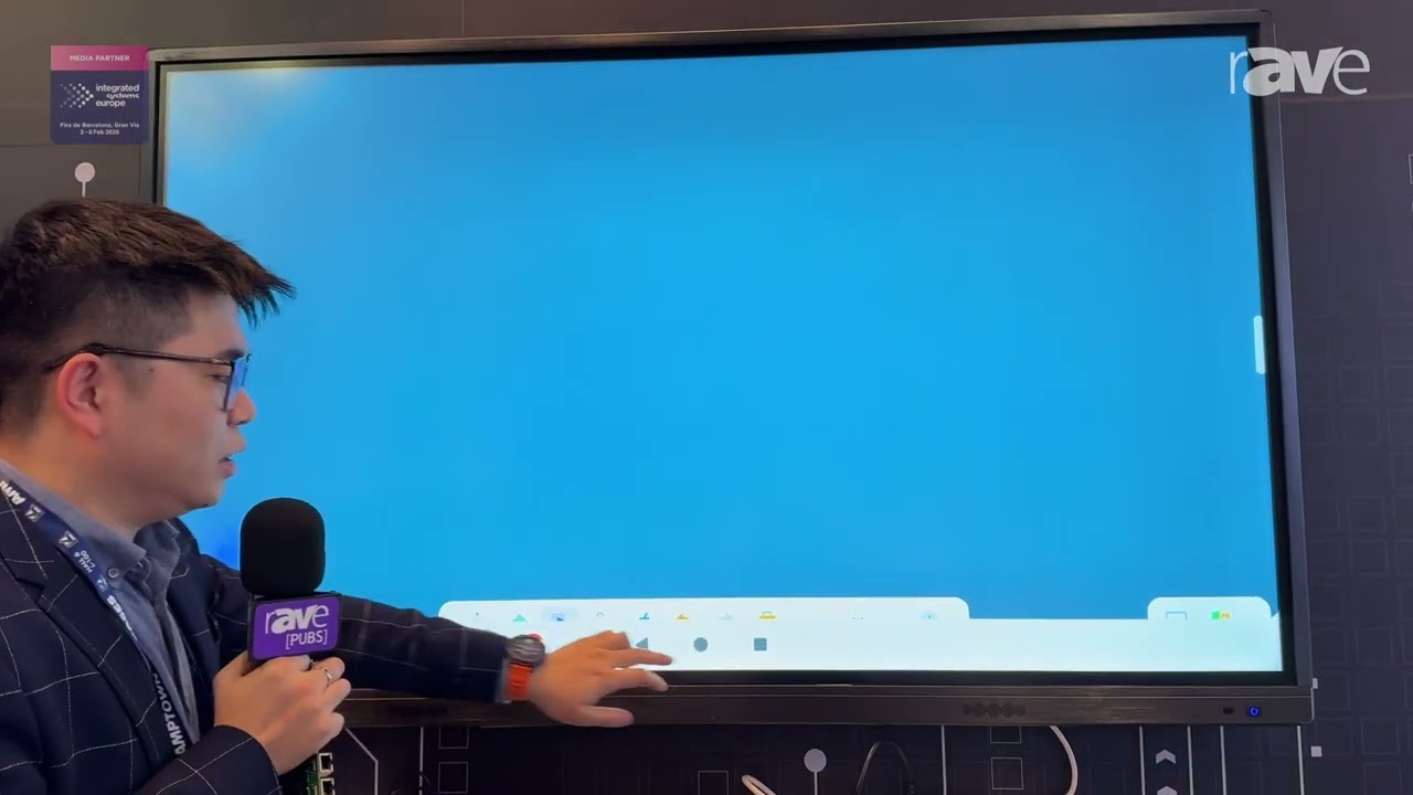 ISE 2026: iSolution Showcases RK3576 Solution Android 16 Ai Whiteboard