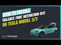 EVOffer (Tesla Offer) - Model 3/Y Tailgate Foot Activation v1 Installation Tutorial