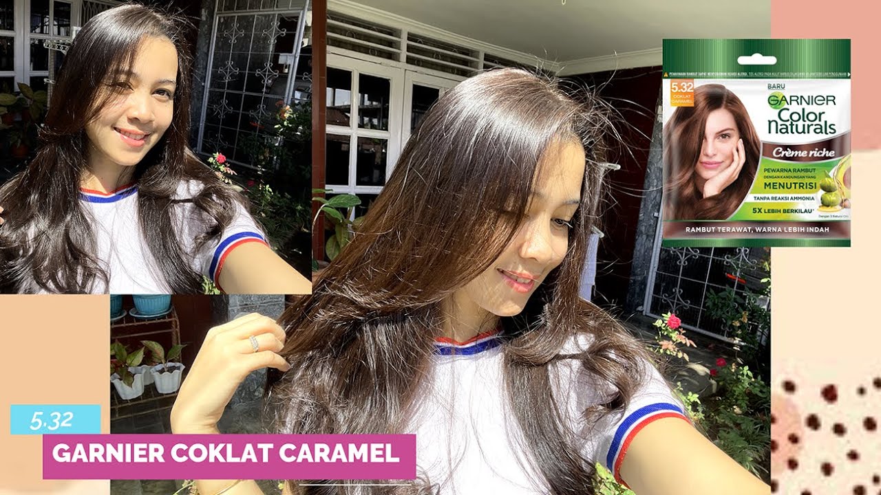 Cat Rambut sendiri dirumah || Garnier Color Natural coklat caramel 5.32