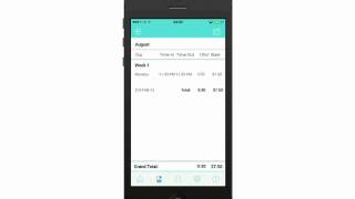 Time Totals Format -Timesheet Calculator Tutorial screenshot 5