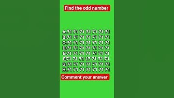 find the odd number of...#viral #youtube #trending #shots #video ..#mind hack 🎯🎯🎯
