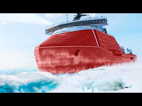 Video: The largest icebreaker in the world: photo, dimensions
