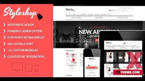 Premium   Responsive Prestashop Theme by Carlton Burke