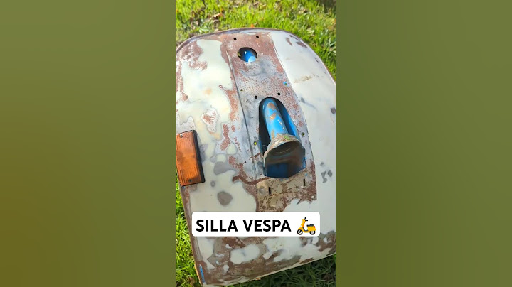 HACER UNA SILLA..🪑CON UNA VESPA?🛵
