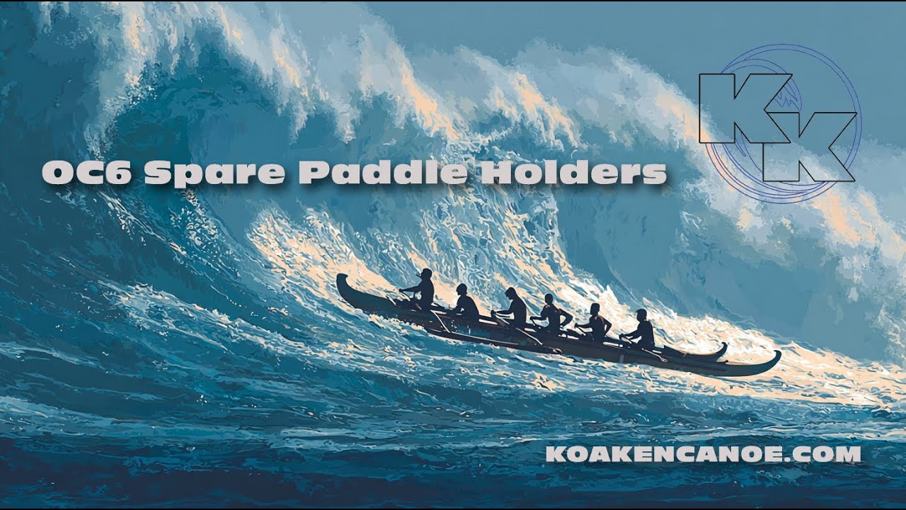 OC6 Spec Canoe | Spare Paddle Holders | Fit Testing - YouTube