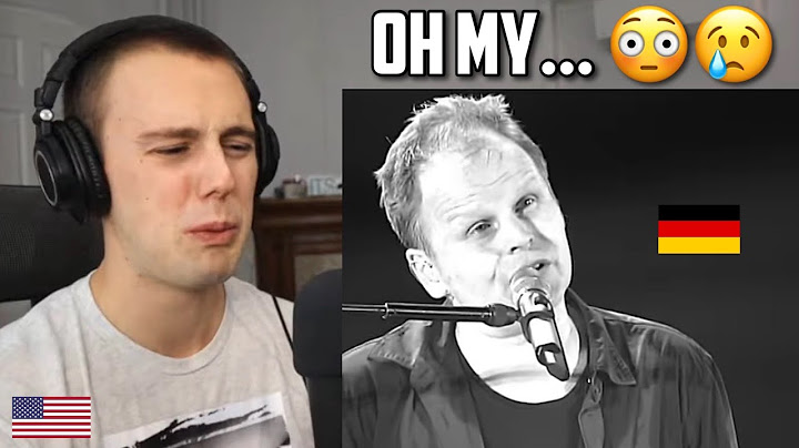 American Reacts to Herbert Grönemeyer - Der Weg Live 2003 - Mensch Tour