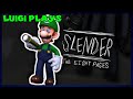 Ahhh  luigi plays slender the eight pages