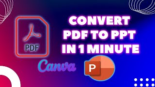 How to Convert PDF file from Canva to PPT l Convert PDF to PPT l How to Tutorials Tech